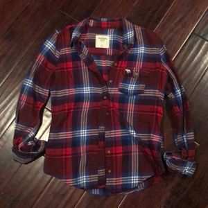 Abercrombie & Fitch Plaid Button-up